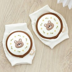 BABY&I 幼兒柔軟護膝 左右一組, 森林小熊, 1個