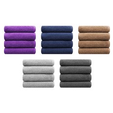 Songwol 松月 基本款毛巾 洗臉毛巾 170g 30支 精梳棉, 隨機出貨, 5個