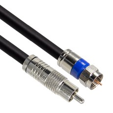 마하링크 국산 RCA TO RF 5C 동축 케이블 고급형 블랙, MLZ-CR030 3m, 1개
