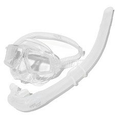 ITS LIFE 雙眼式自由潛水浮潛面鏡組, 透明