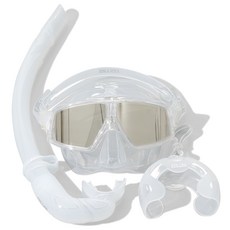 ITS LIFE 雙眼式自由潛水浮潛面鏡組, 透明抗UV
