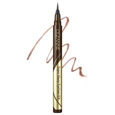 CEZANNE Super Sharp眼線筆EX 0.48g, 20棕色, 1個
