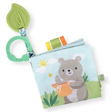 ingenuity 沙沙聲響樹葉固齒器書本 推車玩具, 混合顏色