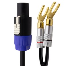 솔탑 국산 스피콘 말굽 30C 스피커 케이블, SOLTOP-397(15m), 블랙, 1개