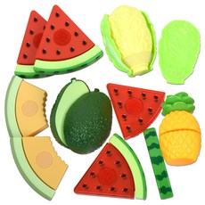 OZ TOY 家家酒鳳梨切片組, 混合色