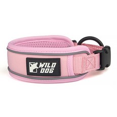 WILD DOG 狗用軟墊項圈, 粉紅色, 1個