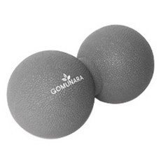 고무나라 TPE 더블 스트레칭 지압 마사지볼, 애쉬 그레이, 1개