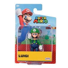 jakks PACIFIC 任天堂 超級瑪利歐 路易吉公仔 6.3cm 42125, 1個
