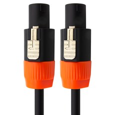 솔탑 국산 스피콘 50C 스피커 케이블, SOLTOP-238, 블랙, 1개