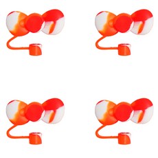 블럭마트 리본모양 텀블러 마개, TYPE 28, 4개