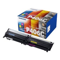 SAMSUNG 三星 碳粉匣 CLT-P406C/TND, 1個, 黑色 + 青色 + 洋紅色 + 黃色