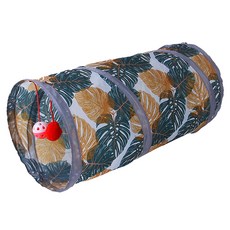 Daysoy 貓咪熱帶圖案圓形隧道, 1個, 混合色