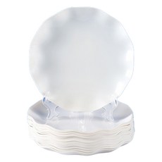 可愛象牙白盤子 16cm, 1套, 20個