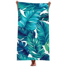 UNHAVE 夏日派對沙灘巾 90 x 180 cm, 1個, 31 草葉