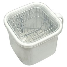 UNIQUE HOUSE HOME DECO 電磁爐琺瑯迷你油炸鍋 1.45L + 濾油網組, 混合色, 油炸鍋1.45L+油炸網, 1套