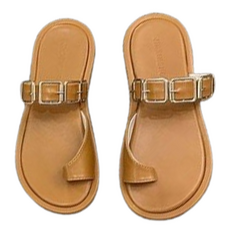 피어니스트 여성용 쪼리 버클 패션 샌들