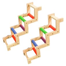 多彩階梯式貓抓板梯 S, 2個, 混合色