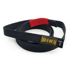 WINNY 高級柔術腰帶, 黑色, 1個