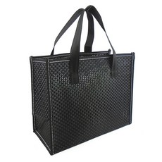 Elsso 大尺寸網眼肩背網紗沐浴包, 黑色