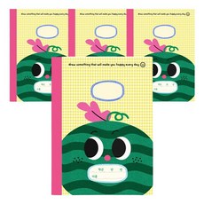 西瓜圖畫日記小學1~2, 4個, 混色