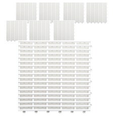 lovinglab DIY浴室防滑墊 30 x 30 cm, 白色, 8個