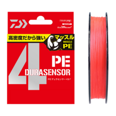 DAIWA 大和 UVF PE Durasensor X4 SI2 釣魚線, 珊瑚紅, 1個