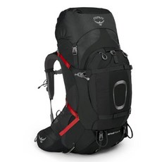 OSPREY 男款 Aether plus 60 大型背包 58L, 黑色