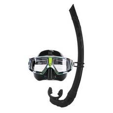 SNEFF 딥뷰自由潛水浮潛面鏡呼吸管組, 딥뷰面鏡呼吸管組 極光黑