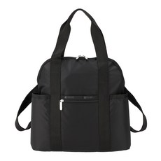 LESPORTSAC 力士保 女式再生 Double Trouble 背包 2442.R086, 黑色