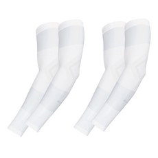 BLUEANT 防紫外線護腕涼感袖套 2入, 白色, 2個