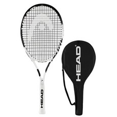 HEAD HEAD MX Attitude Pro 테니스라켓 16 x 19 270g MX Attitude Pro, 1個, 黑，白, 單品