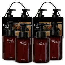 hetras. 山羊乳香水洗手慕斯 No.22 心動花果香, 515ml, 4瓶