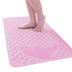 Sonio Palette 海豚浴室防滑墊, 06 粉紅色, 1個