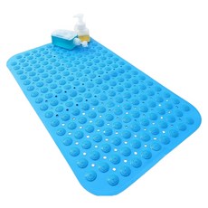 Sonio 吸附式調色盤浴室防滑墊, 01 藍色, 1個