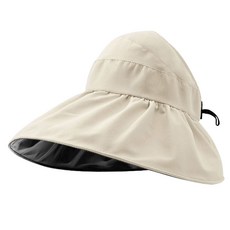 APFECTO 黑膠塗層寬版魔鬼氈漁夫帽