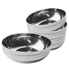 雙層緞面冷麵碗 22cm, 5個, 單一顏色