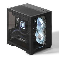 IGNIQ 2024 INTEG Gen-G 7546T Ryzen 5 Ryzen 7000 系列 GeForce RTX 4060 Ti, 黑色, 16GB, WIN11 Home, 1TB, IG-ITZ00017