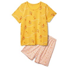 chummychummy 女童用 HSC 天絲莫代爾三分袖家居服套裝 04
