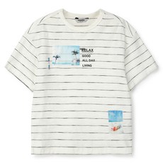 레노마키즈 남아용 통기성 슬럽 ST 티셔츠 R2422T12601