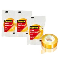 3M Scotch 多用途膠帶 550 18mm x 30m, 單一顏色, 3個