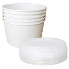 微波爐紙容器附蓋組 1.2L 25入, 1套