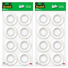 3M Scotch 多用途神奇膠帶 12mm x 20m 8入, 2個, 單一顏色