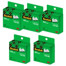 쓰리엠 스카치 매직 테이프 18mm x 32m, 5개
