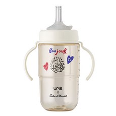 유피스 타티네쇼콜라 에디션 PPSU 큐레이션 빨대컵, 260ml, 1개, 화이트