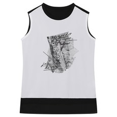 베스띠벨리 여성용아트웍블록슬리브리스티셔츠 BIIBE2811