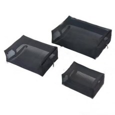 Alpha Commerce 網格沐浴收納袋 3件組, 單一顏色