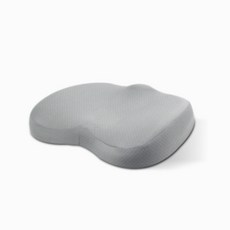 Alpha Comus矽膠甜甜圈蜂巢通風坐墊+套組, 藍色(坐墊)、灰色(套)