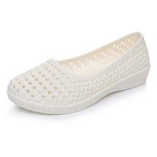 Banyastory 女款Venia果凍鞋 EE22, 230, 白色