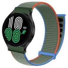 Jelsen Galaxy Watch 4 / 5 / 6 專用錶帶 運動錶環 錶帶 弧形 GSL9, 橄欖綠, 20mm