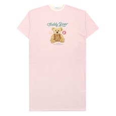 TeddyBear 女款條紋熊熊LOGO短袖連身裙 TBONOPD20016